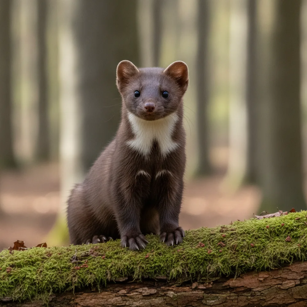 Steinmarder und Baummarder